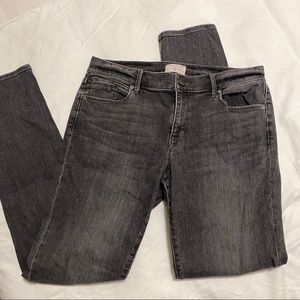 Black washed skinny jeans